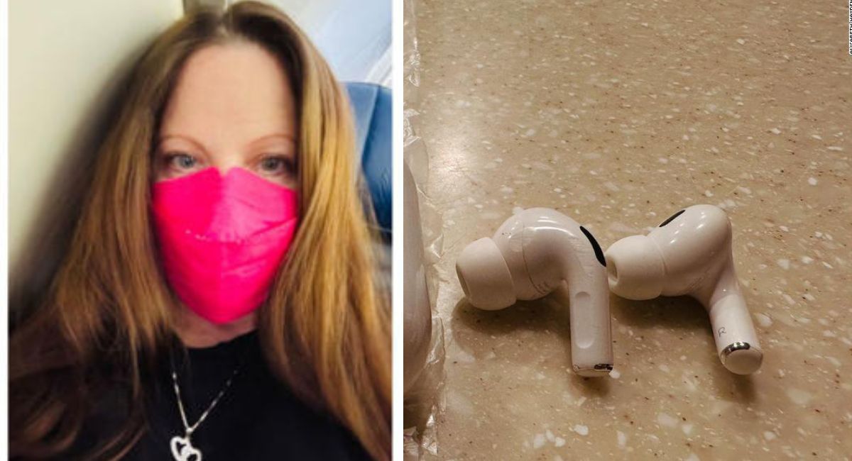 This woman left her AirPods on a plane. She tracked them to an airport worker’s home
